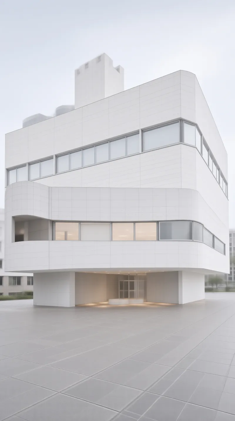 Modern White Building