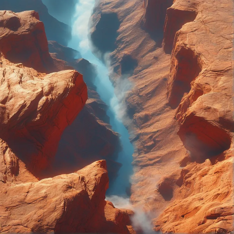 Canyon Light Beams