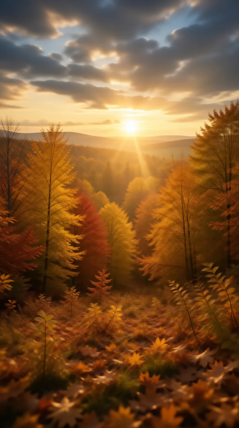 Golden Autumn Sunset