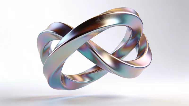 Elegant, Surreal Mobius Strip