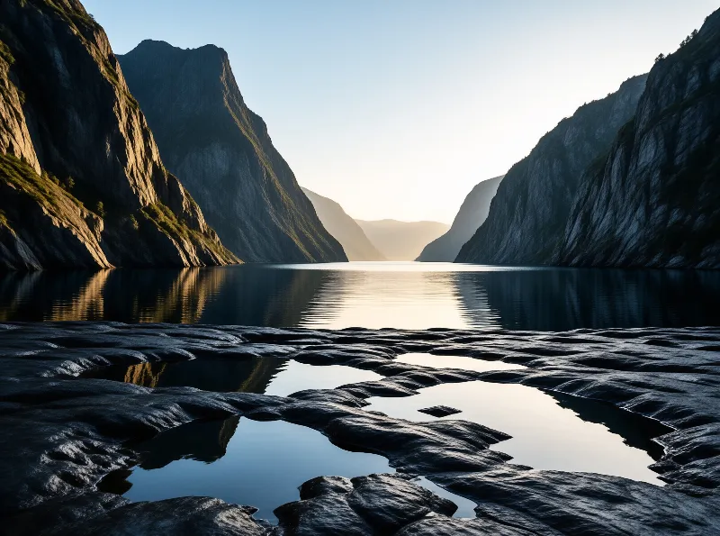 Fjord at Sunrise