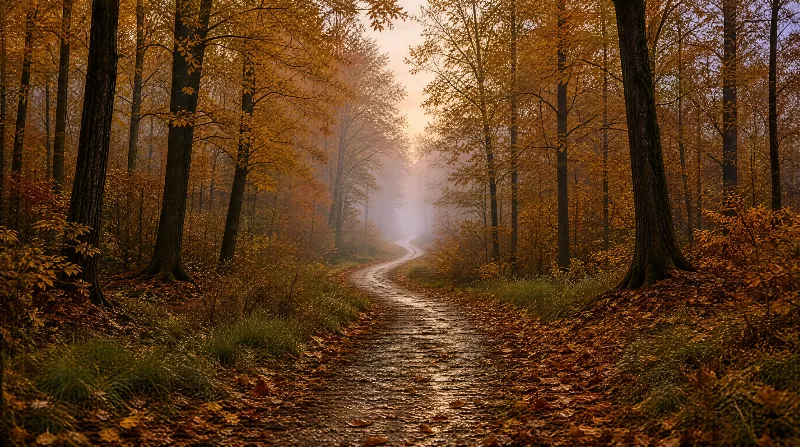 Autumn Forest Path
