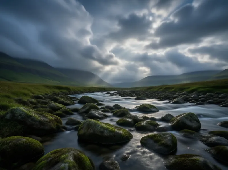 Misty Mountain Stream
