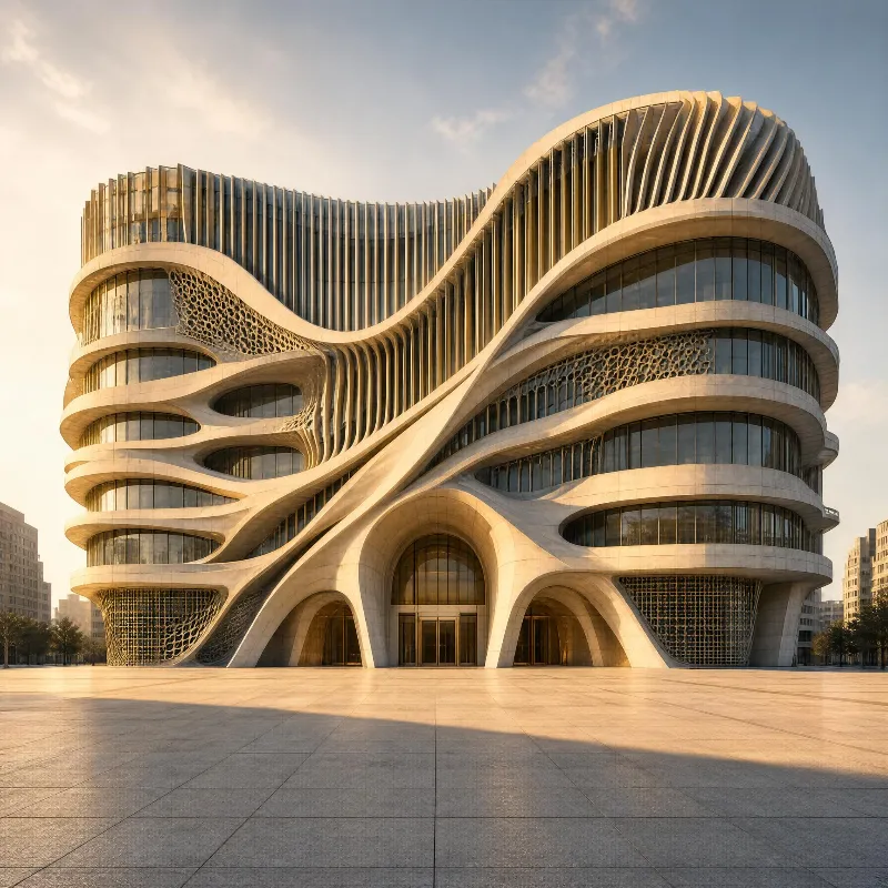 Modern Curved Architecture
