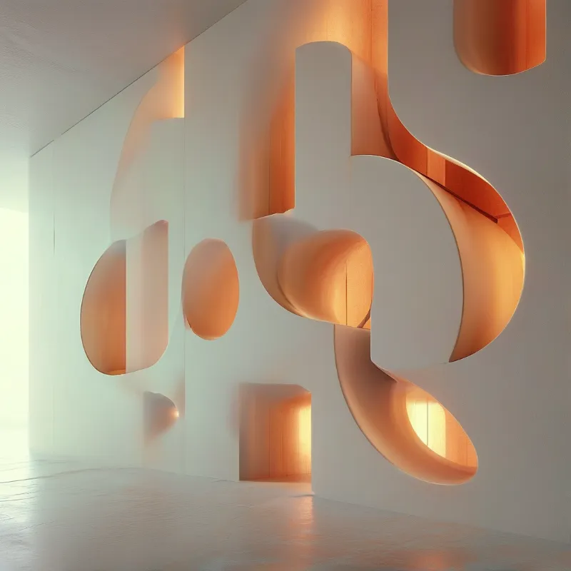 Abstract Wall Art Cutouts
