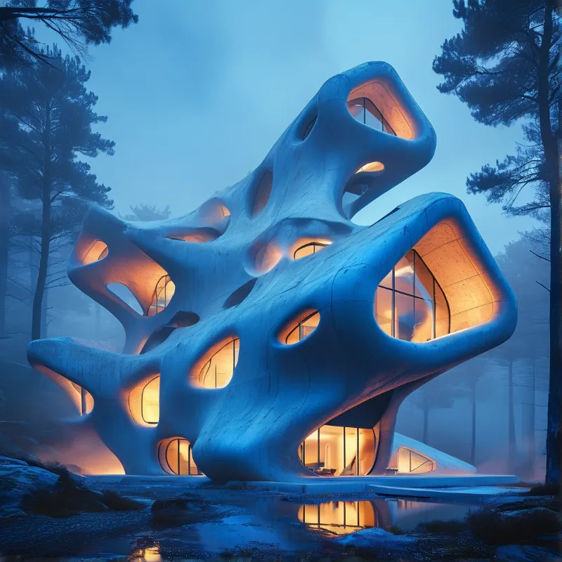 Futuristic Organic House