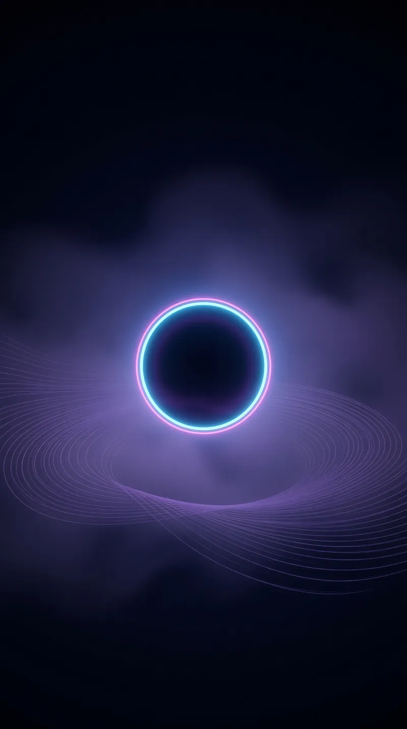 Neon Ring Abstract