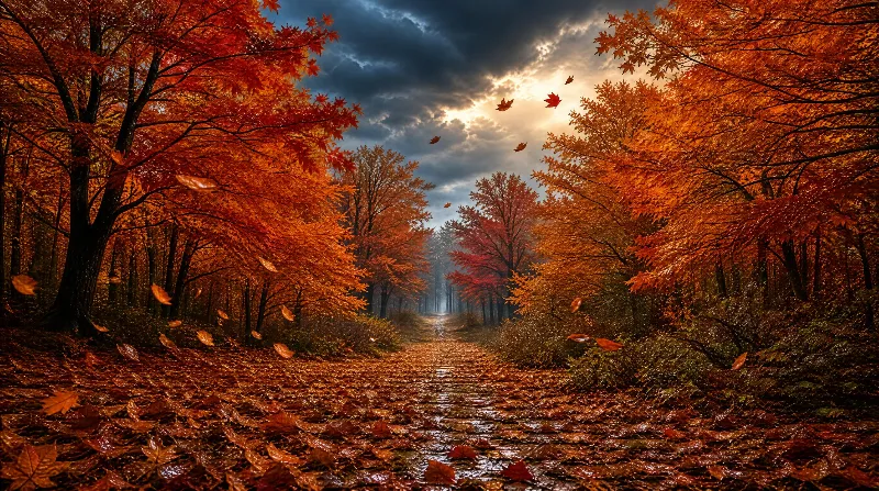 Autumn Forest Path