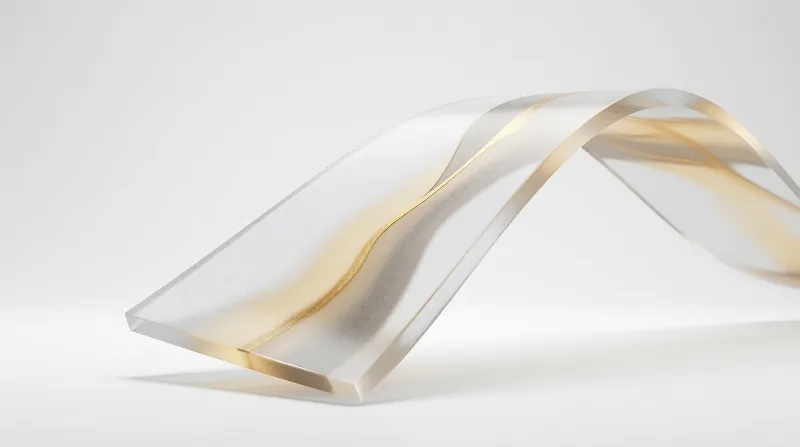 Golden Translucent Wave