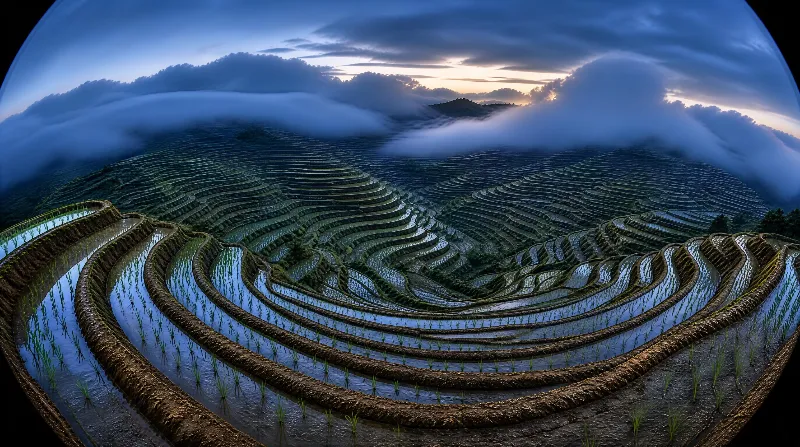 Rice Terraces at Dawn