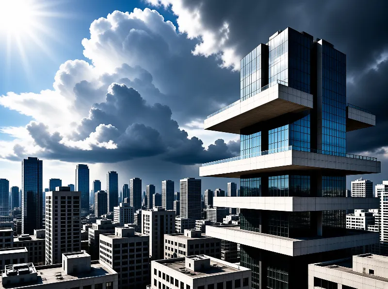 Futuristic City Skyline