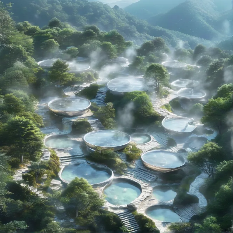 Futuristic Forest Structures