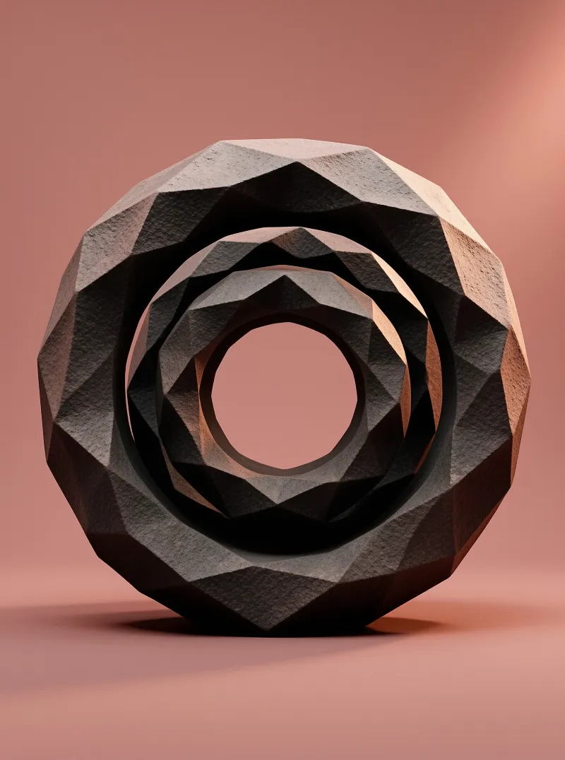Faceted Geometric Ring