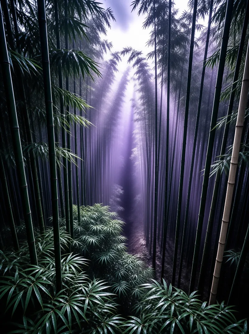 Mystical Bamboo Forest