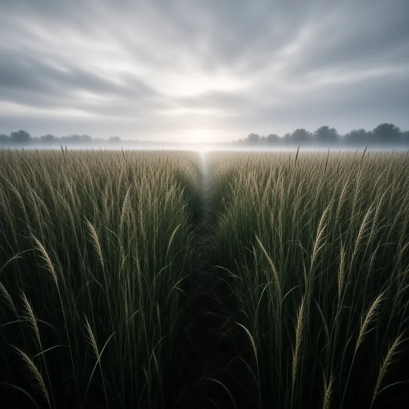 Misty Field Pathway