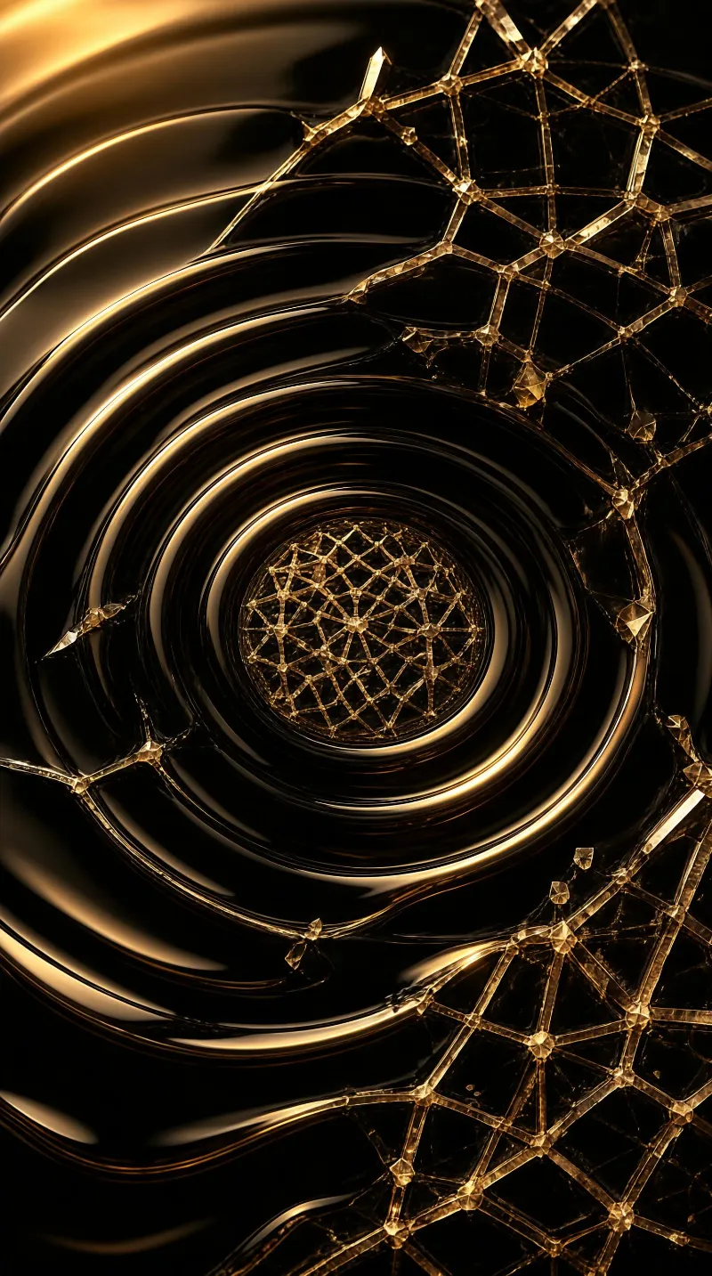 Golden Lattice and Rings