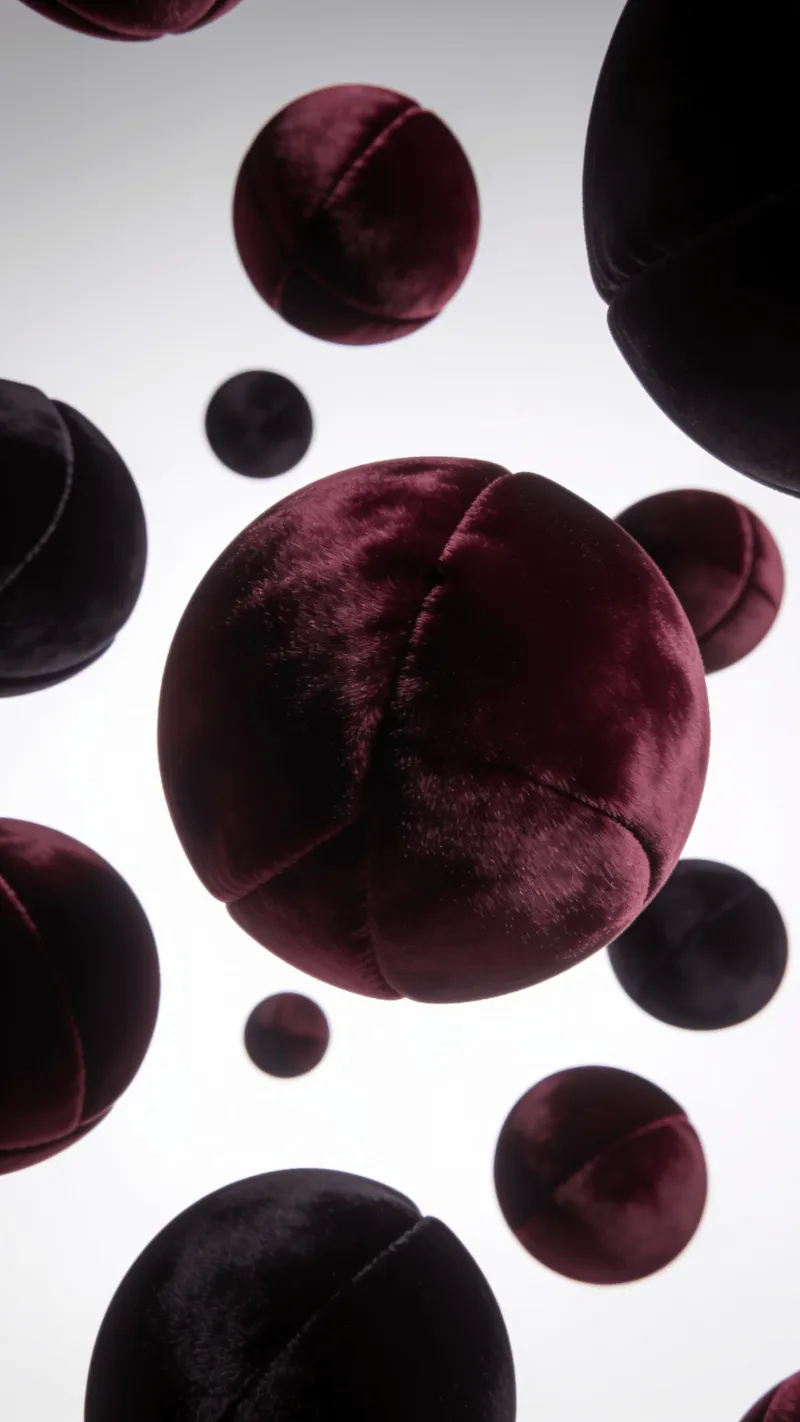 Dark, Velvet Floating Orb