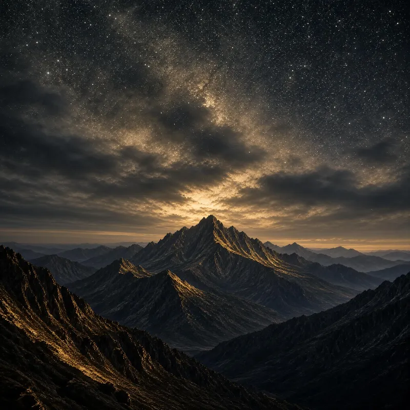 Starlit Mountain Wilderness