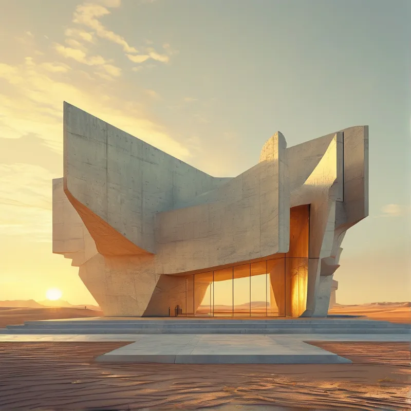 Desert Sculptural Structure