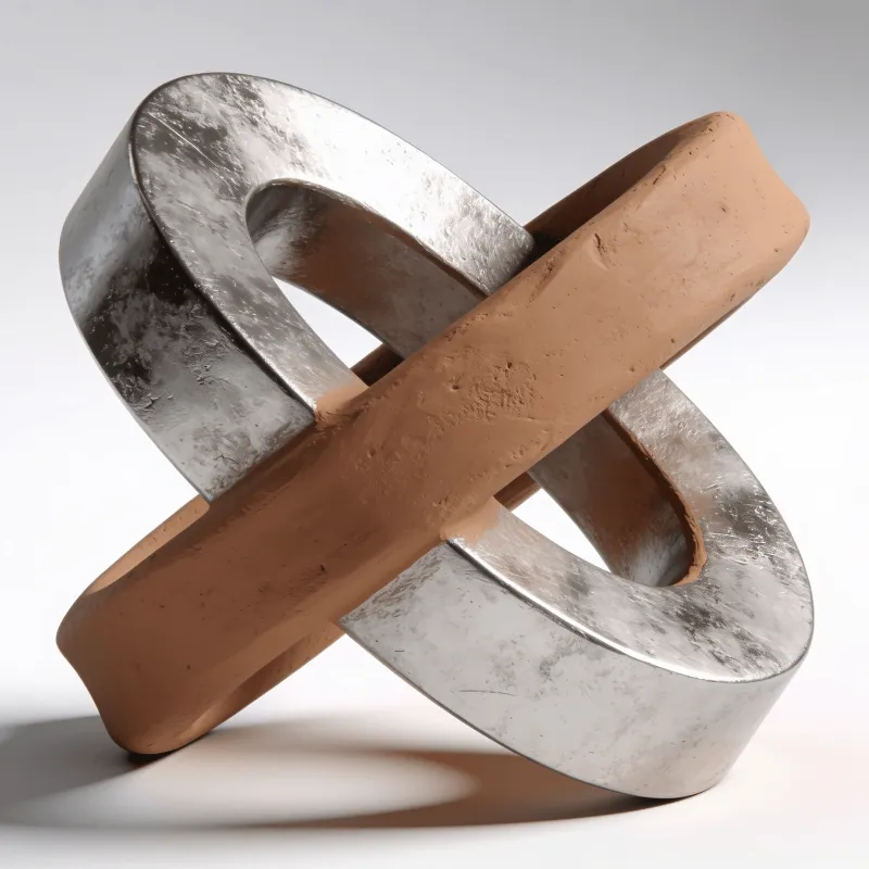 Metallic, Clay Impossible Shape