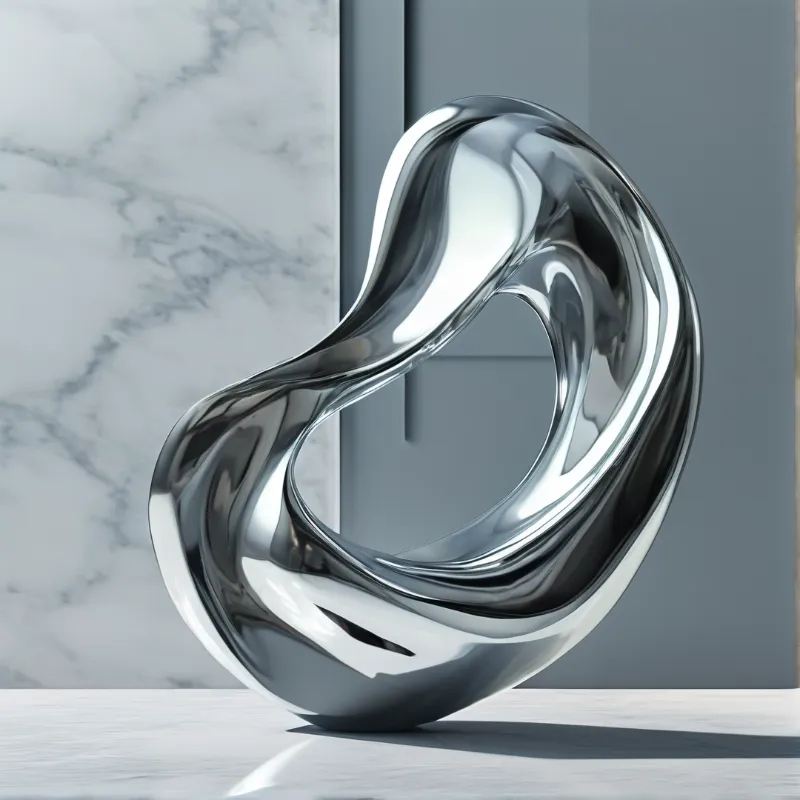 Abstract Metal Sculpture