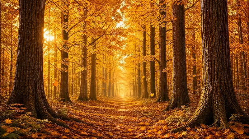 Autumn Forest Path