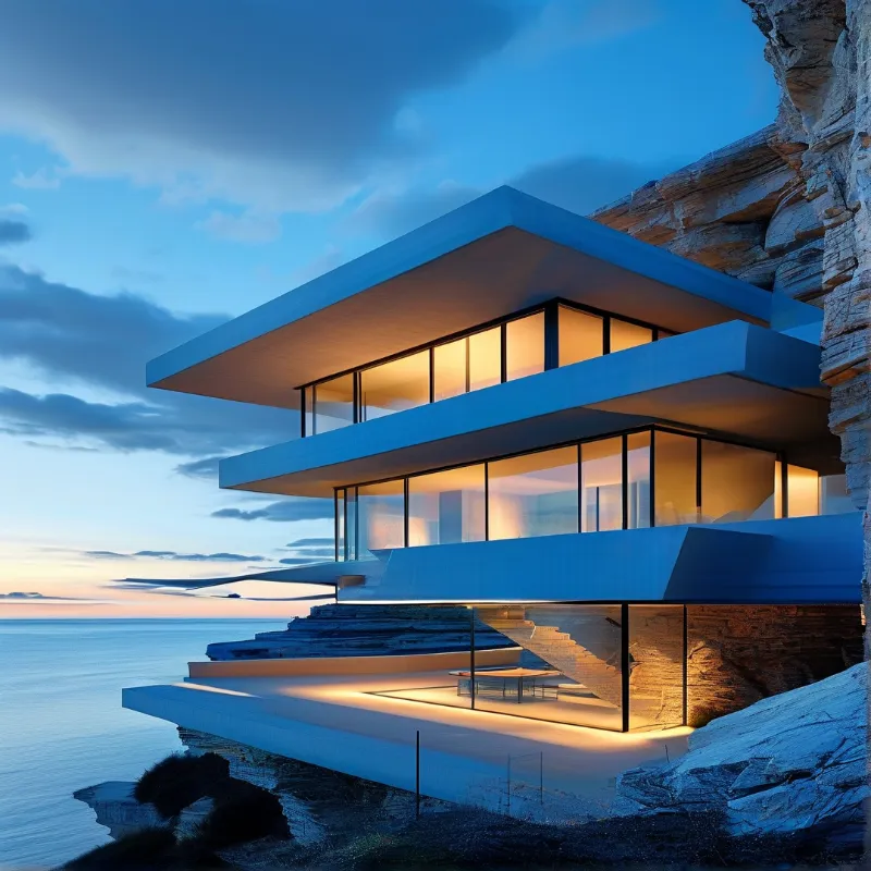 Cliffside Modern Villa