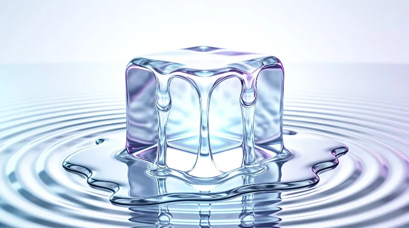 Melting Ice Cube