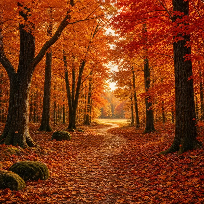 Autumn Forest Path
