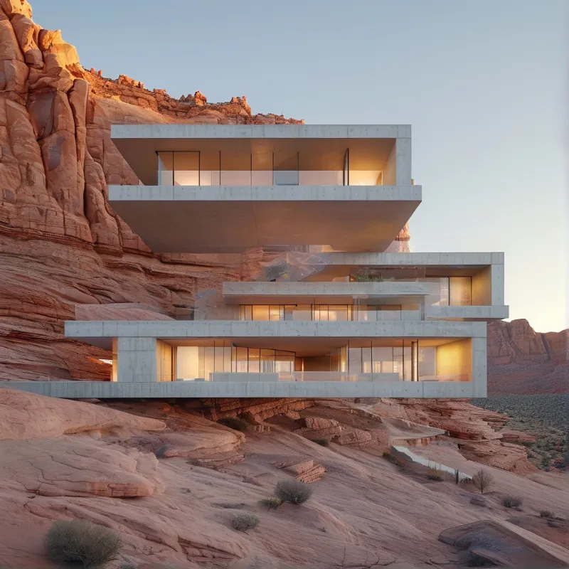 Modern Cliffside Villa
