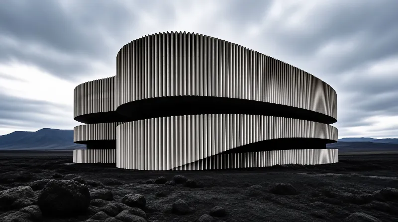 Futuristic Circular Building