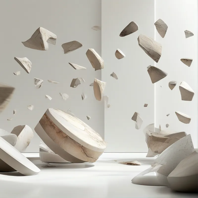 Floating Stone Fragments