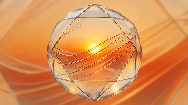 Crystal Sphere Sunset