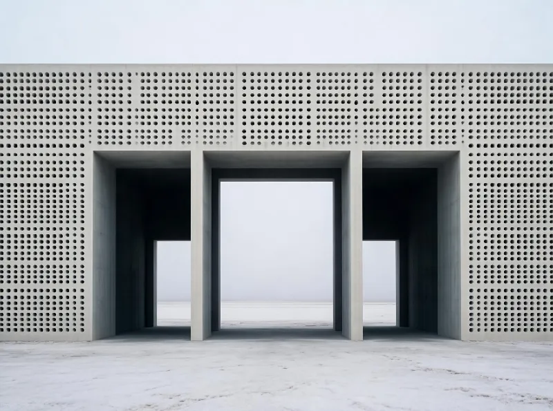 Minimalist Concrete Wall