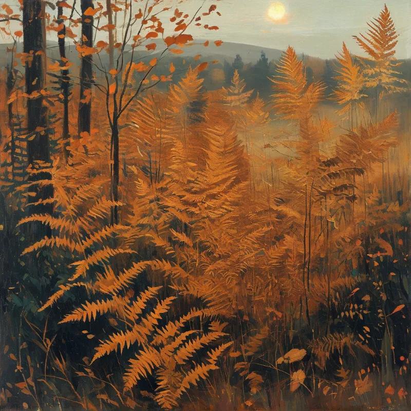 Autumn Forest Scene