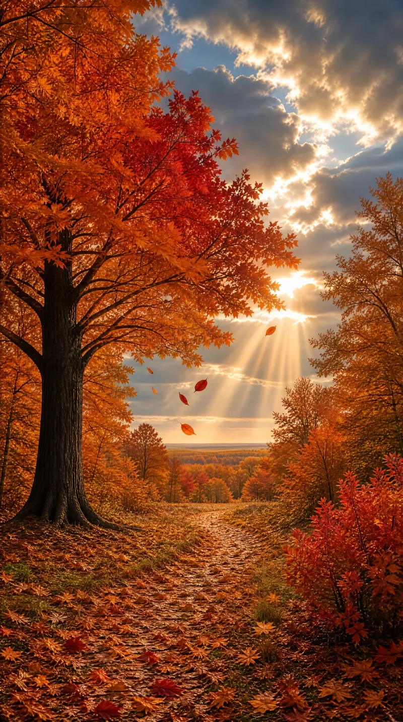 Autumn Forest Path