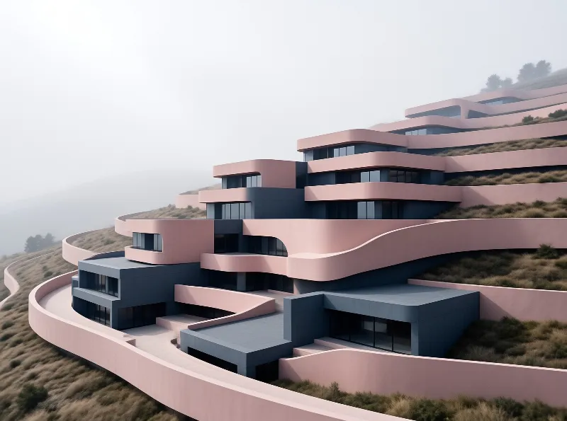 Modern Hillside Architecture
