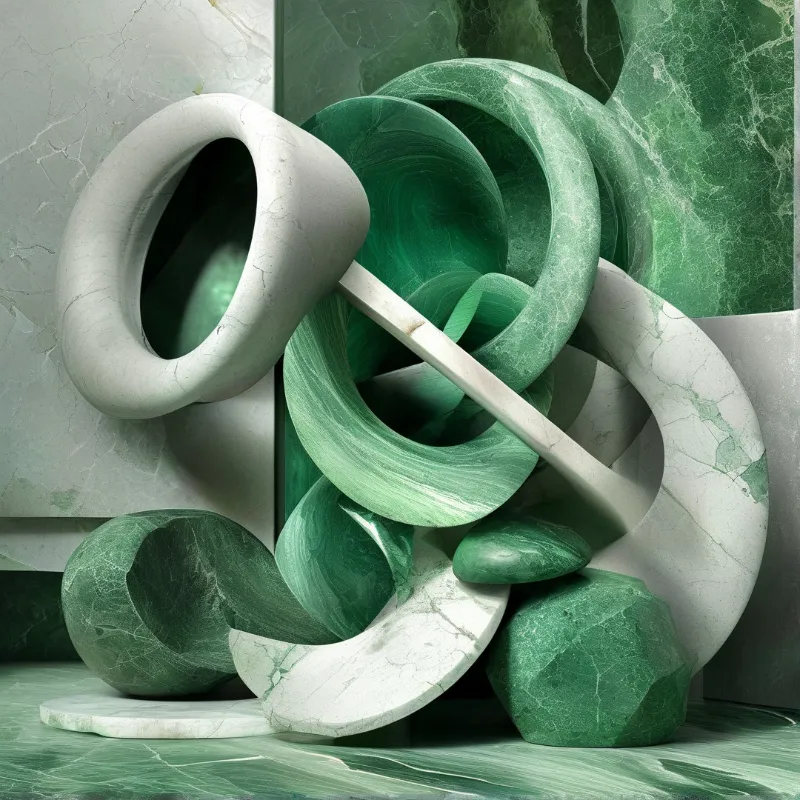 Abstract Marble Sculpture