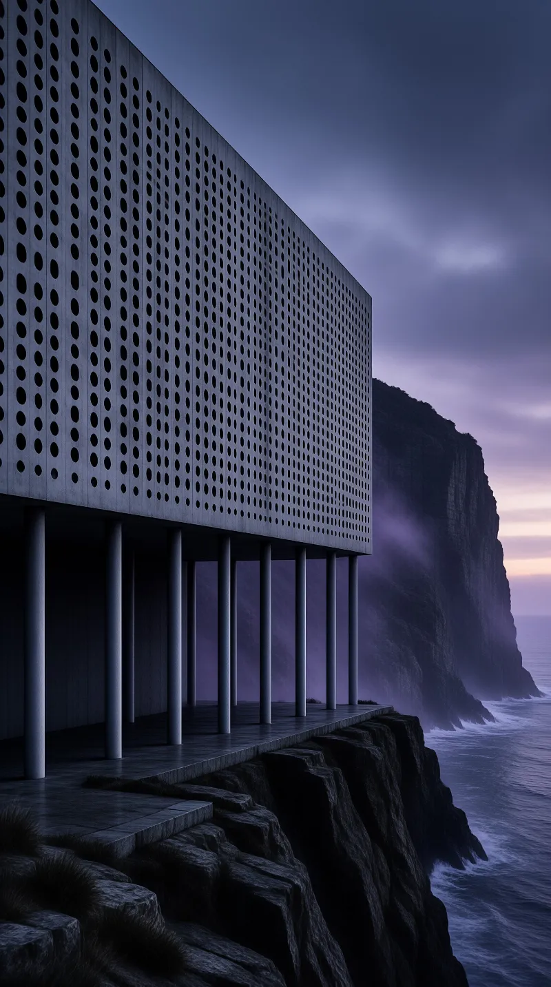 Perforated Cliff Structure