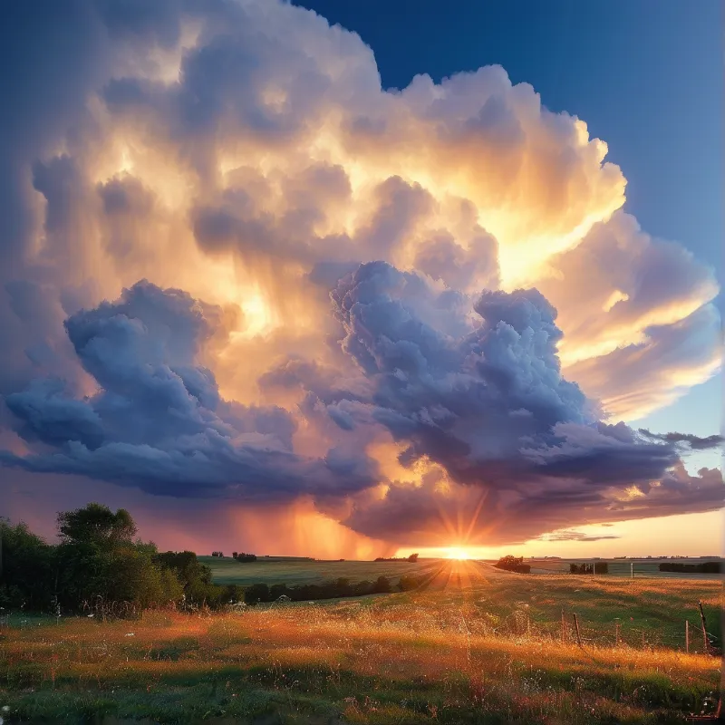 Dramatic Sunset Sky