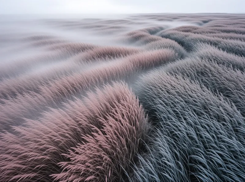 Ethereal Grass Waves