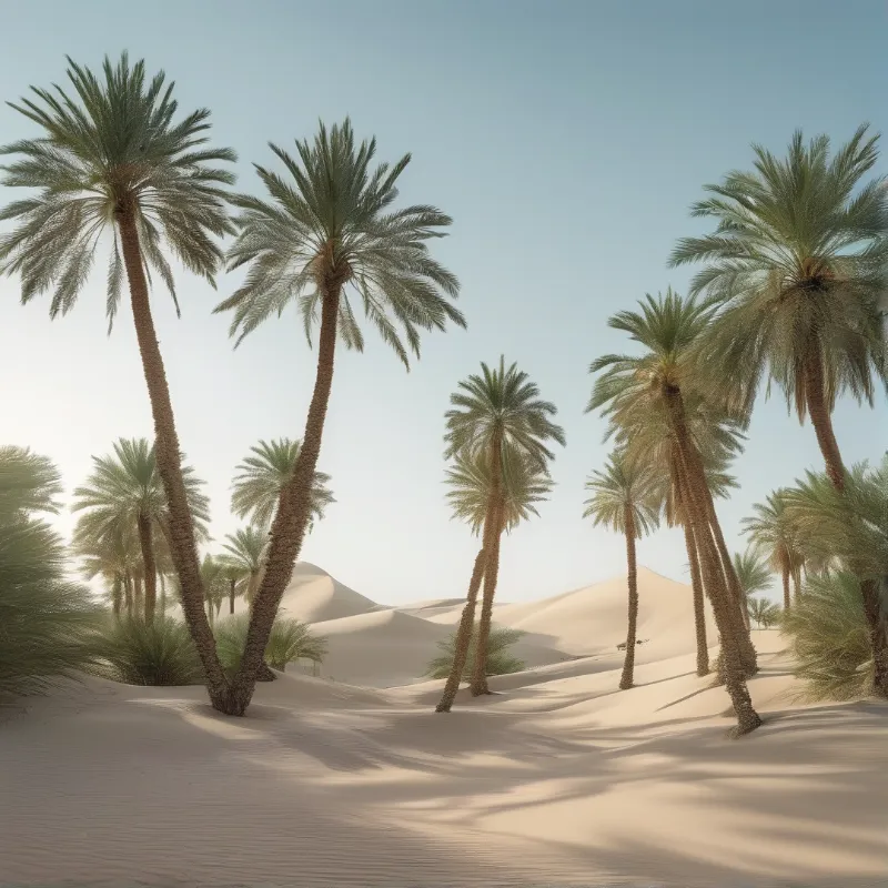 Desert Palm Trees