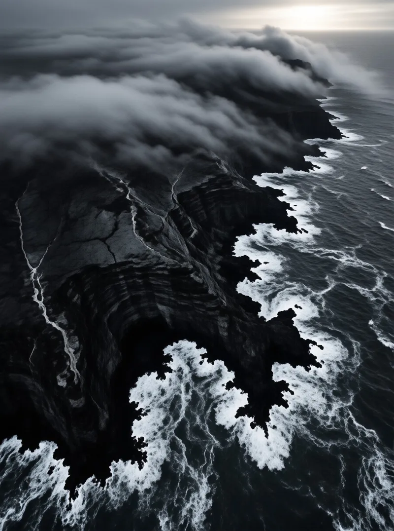 Dramatic Coastal Cliffs