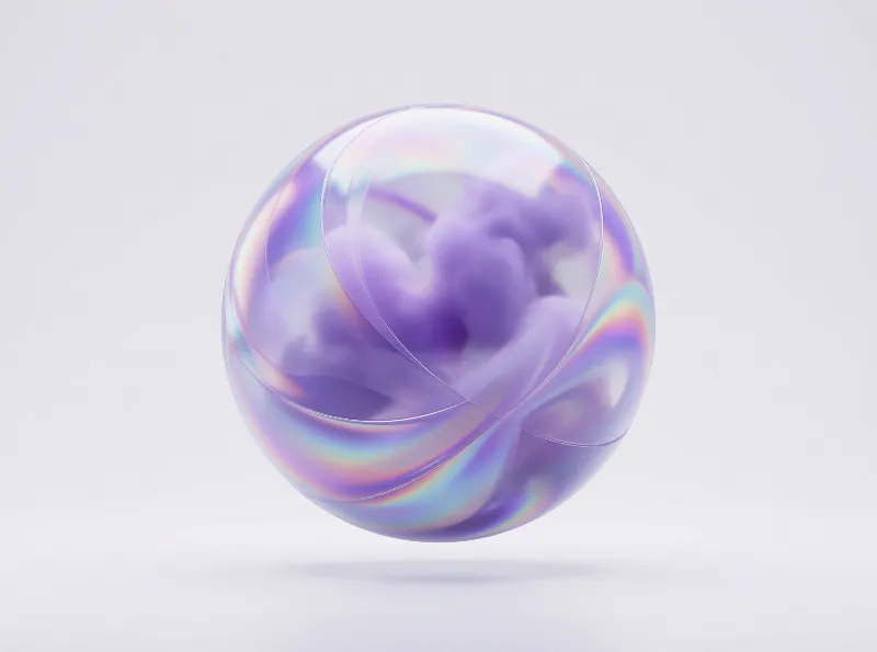 Iridescent Cloud Sphere