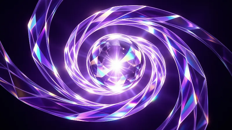 Purple Crystal Vortex