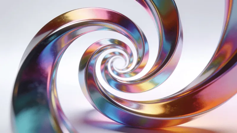 Iridescent Spiral