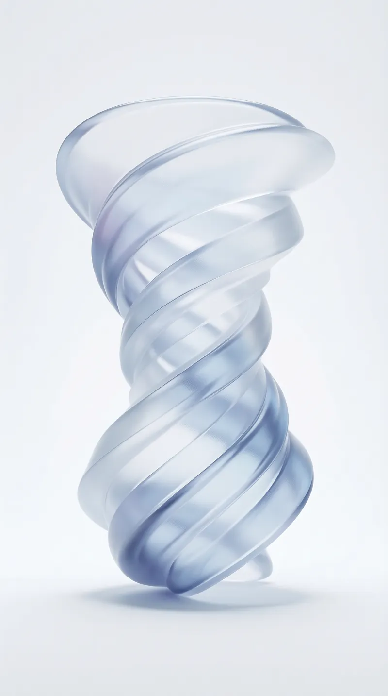 Translucent Spiral Helix