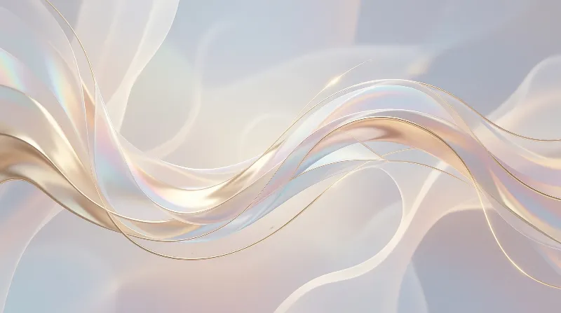 Abstract Silky Ribbons