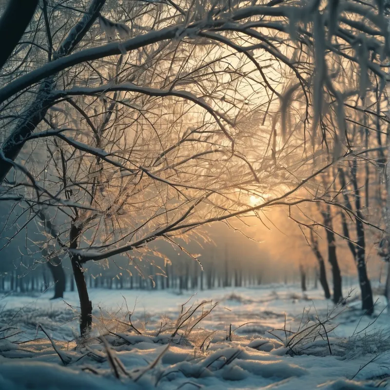 Frosted Winter Landscape