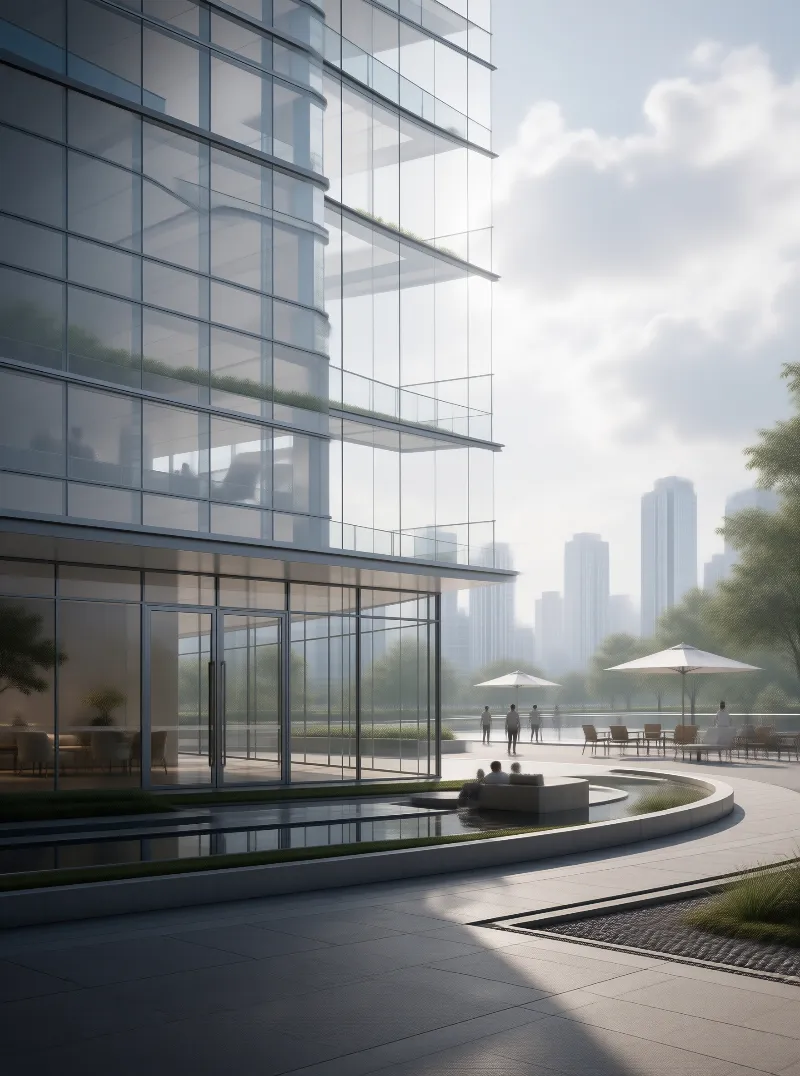 Modern Glass Building